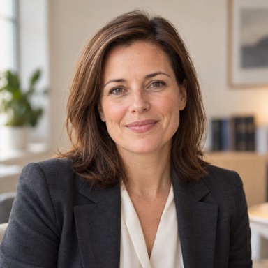 Portrait fictif généré par IA pour la maquette